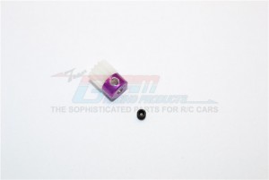 GPM DMIF014T DELRIN MOTOR GEAR (14T)  KYOSHO MINI INFERNO - Purple - DMIF014T-P