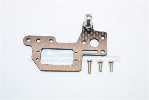 GPM GMIF026 GRAPHITE SERVO MOUNT COVER KYOSHO MINI INFERNO - GMIF026-S