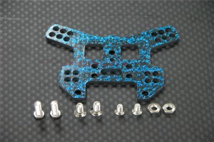 GPM GMIF030B GRAPHITE REAR DAMPER PLATE  KYOSHO MINI INFERNO - GMIF030B-B
