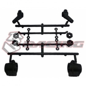 3RACING CAC-117 Knuckle & Rear Hub Set For 1/10 RC Cactus Buggy - CAC-117