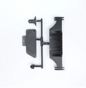 3RACING SAK-D429 Rear Diffuser Set For 1/10 RC SAKURA D4 AWD RWD DRIFT CAR - SAK-D429