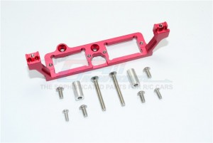 GPM TRX4034FR ALUMINUM F&R GEAR BOX 2-SPEED DIFF LOCK SERVO MOUNT 1/10 TRX4 DEFENDER TRAIL CRAWLER - Red - TRX4034FR-R