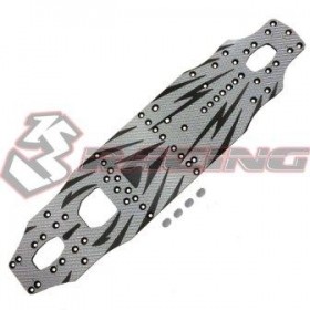 3RACING SAK-D4803 SSG Carbon Main Chassis For 1/10 RC Sakura D4 AWD RWD DRIFT CAR - SAK-D4803