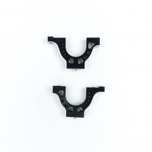 3RACING SAK-D4806/V2 Aluminum Bulkhead For 1/10 RC SAKUA D4 AWD RWD DRIFT CAR - SAK-D4806/V2/BK