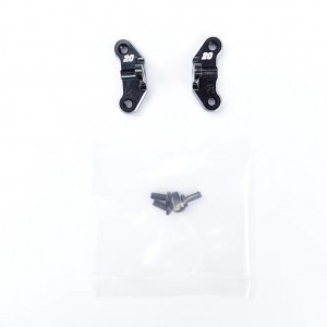 3RACING SAK-D4817B Aluminum Castor Mount 20 degree for SAKURA D4 CAR - Black - SAK-D4817B/BK