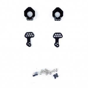 3RACING SAK-D4821/V2 Aluminum Knuckle For 1/10 SAKURA D4 Drift Car - SAK-D4821/V2/BK