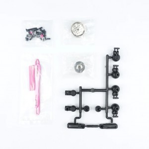 3RACING SAK-D4832 Multiple Drift Body Mount For SAKURA D4 AWD RWD Drift Car - Pink - SAK-D4832/PK