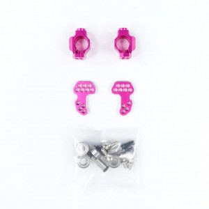 3RACING SAK-D4843 Tiny KPI Knuckle(Pink) For 1/10 RC SAKURA D4 RWD DRIFT CAR - SAK-D4843/PK