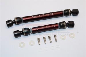 ALUMINUM & STEEL FRONT/REAR CVD MAIN SHAFTS 1/10 TRX4 DEFENDER TRAIL CRAWLER - TRX4037SA-BR