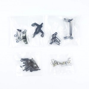 3RACING SAK-D4846 Front IFS Damper System For 1/10 RC  SAKURA D4 RWD only DRIFT CAR - SAK-D4846/BK