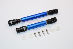 STEEL ADJUSTABLE MAIN SHAFT WITH ALLOY BODY 1/10 TRX4 DEFENDER TRAIL CRAWLER - Blue - TRX4037SAN-B