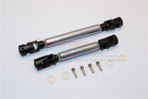 STEEL ADJUSTABLE MAIN SHAFT WITH ALLOY BODY 1/10 TRX4 DEFENDER TRAIL CRAWLER - Gun silver - TRX4037SAN-GS
