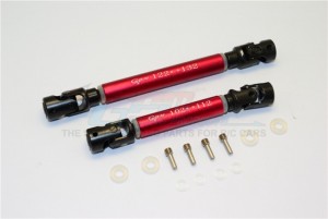 STEEL ADJUSTABLE MAIN SHAFT WITH ALLOY BODY 1/10 TRX4 DEFENDER TRAIL CRAWLER - Red - TRX4037SAN-R