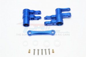 GPM GT048 ALUMINUM STEERING ASSEMBLY TRAXXAS 1/10 4WD FORD GT4-TEC 2.0 / 4-TEC 3.0 93054-4 - Blue - GT048-B