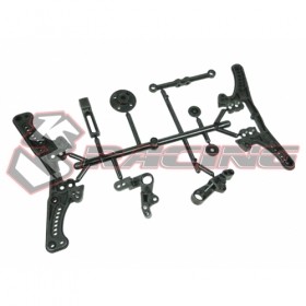 3RACING SAK-D109 Steering & Shock Tower Set For Sakura D3 - SAK-D109