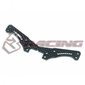 3RACING SAK-X11/4/WO Rear Graphite Shock Tower Plus 4mm For 3racing Sakura XI - SAK-X11/4/WO