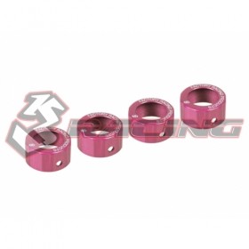 3RACING SAK-X28C 7075 Aluminum Oil Shock Upper Cover (4pcs) For Sakura XI - SAK-X28C