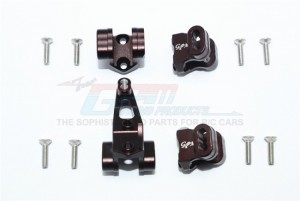 GPM TRX4089 ALUMINUM FRONT/REAR AXLE MOUNT SET FOR SUSPENSION LINKS 1/10 TRX4 DEFENDER TRAIL CRAWLER - Brown - TRX4089-BR