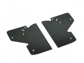 3RACING FGX-321/WO Graphite Rear Side Wing For 3racing Sakura FGX - FGX-321/WO