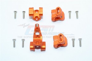 GPM TRX4089 ALUMINUM FRONT/REAR AXLE MOUNT SET FOR SUSPENSION LINKS 1/10 TRX4 DEFENDER TRAIL CRAWLER - TRX4089-OR