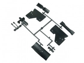 3RACING FGX-106 Plastic Parts Part F For 3racing Sakura FGX F-1 Car - FGX-106