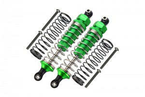 GPM TRX4090 ALUMINUM FRONT / REAR ADJUSTABLE SPRING DAMPERS 1/10 TRX4 DEFENDER TRAIL CRAWLER - Green - TRX4090-G-S-BEBK