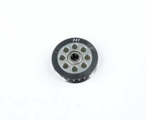 3RACING 3RAC-3PYW/24 Aluminum Center One Way Pulley Gear T24 - 3RAC-3PYW/24