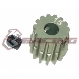 3RACING 3RAC-PG4815 48 Pitch Pinion Gear 15T 7075 w/ Hard Coating For 1/10 RC Car - 3RAC-PG4815