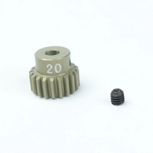 3RACING 3RAC-PG4820 48 Pitch Pinion Gear 20T (7075 w/ Hard Coating) - 3RAC-PG4820