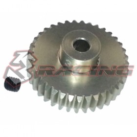 3RACING 3RAC-PG4837 48 Pitch Pinion Gear 37T (7075 w/ Hard Coating) For 1/10 RC Car - 3RAC-PG4837