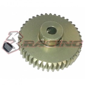 3RACING 3RAC-PG4840 48 Pitch Pinion Gear 40T (7075 w/ Hard Coating) For 1/10 RC Car - 3RAC-PG4840