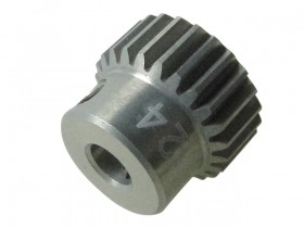 3RACING 3RAC-PG6424 64 Pitch Pinion Gear 24T (7075 w/ Hard Coating) - 3RAC-PG6424