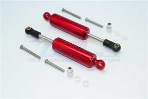 ALUMINIUM FRONT/REAR INTERNAL SHOCKS 1/10 TRX4 DEFENDER TRAIL CRAWLER - Red - TRX4093N-R-BEBK