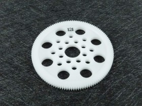 3RACING 3RAC-SG64121 POM 64 Pitch Spur Gear 121T For 1/10 RC Car - 3RAC-SG64121