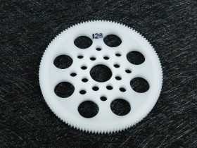 3RACING 3RAC-SG64128 64 Pitch Spur Gear - 128T For 1/10 RC Car - 3RAC-SG64128