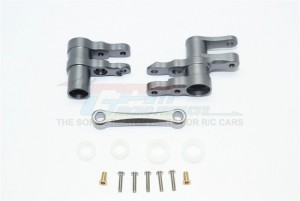 GPM GT048 ALUMINUM STEERING ASSEMBLY TRAXXAS 1/10 4WD FORD GT4-TEC 2.0 / 4-TEC 3.0 93054-4 - Gun Silver - GT048-GS