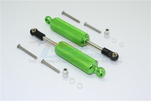 GPM TRX4093X ALUMINIUM FRONT/REAR INTERNAL SHOCKS (RETICULATED PATTERN) 1/10 TRX4 DEFENDER TRAIL CRAWLER - TRX4093X-G-BEBK