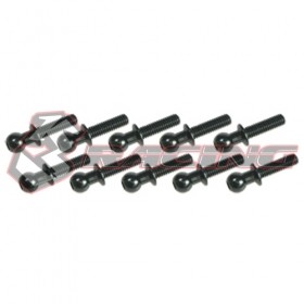 3RACING 3RAC-BS4810/BL 4.8MM Ball Stud L=10 (10 pcs) For 1/10 RC Car - 3RAC-BS4810/BL