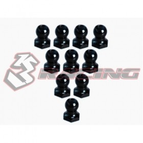 3RACING 3RAC-BS48H5 4.8MM Hex Ball Stud L=5 (10 pcs) 1/10 RC CAR - 3RAC-BS48H5/BL