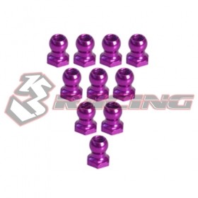 3RACING 3RAC-BS48H5 4.8MM Hex Ball Stud L=5 (10 pcs) 1/10 RC CAR - 3RAC-BS48H5/PU