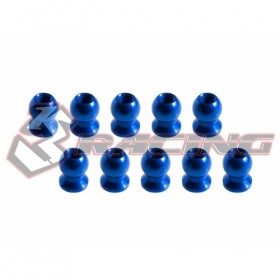Aluminum 3RAC-BS58H5 5.8MM Hex Ball Stud L=5 (10 pcs) For 1/10 RC Car - Blue - 3RAC-BS58H5/BU