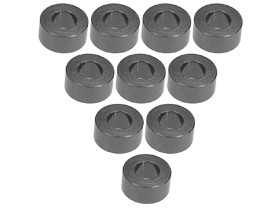 3RACING 3RAC-WF330 Aluminium M3 Flat Washer 3.0mm (10 Pcs) For 1/10 RC Car - 3RAC-WF330/TI