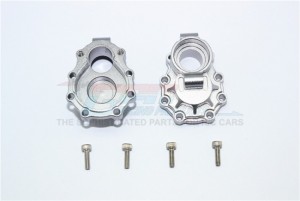 GPM TRX4022B ALUMINUM REAR KNUCKLE ARMS INNER CASE 1/10 ELECTRIC 4WD TRX4 DEFENDER TRAIL CRAWLER - Gun silver - TRX4022B-GS