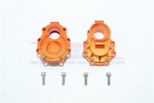 GPM TRX4022B ALUMINUM REAR KNUCKLE ARMS INNER CASE 1/10 ELECTRIC 4WD TRX4 DEFENDER TRAIL CRAWLER - Orange - TRX4022B-OR