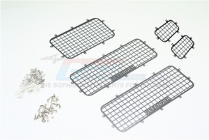 ALUMINUM WINDOW GUARD FOR TRX 4 DEFENDER - Black - TRX4ZSP12-BK