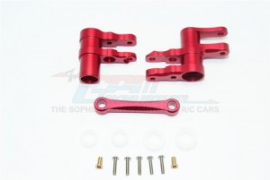 GPM GT048 ALUMINUM STEERING ASSEMBLY TRAXXAS 1/10 4WD FORD GT4-TEC 2.0 / 4-TEC 3.0 93054-4 - Red - GT048-R