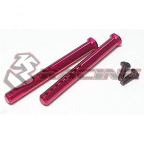 3RACING 3RAC-BP60/BL Aluminium Body Post 60mm - Red - 3RAC-BP60/RE