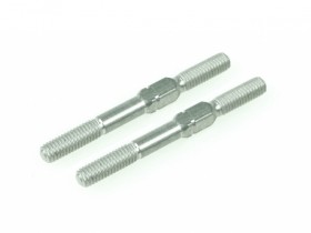 3RACING 3RAC-TR332 64 Titanium 3mm Turnbuckle - 32mm 2 Pcs For ADVANCE 20M 21M CERO FWD ULTRA SPORT CAR - 3RAC-TR332