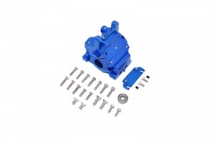 GPM MAK012 ALUMINIUM FRONT/REAR GEAR BOX 1/8 KRATON / OUTCAST / TYPHON / INFRACTION / NOTORIOUS / SENTON - Blue - MAK012-B