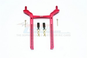 GPM TRX4201R ALUMINUM REAR BODY MOUNT & POST 1/10 TRX4 DEFENDER TRAIL CRAWLER - Red - TRX4201R-R